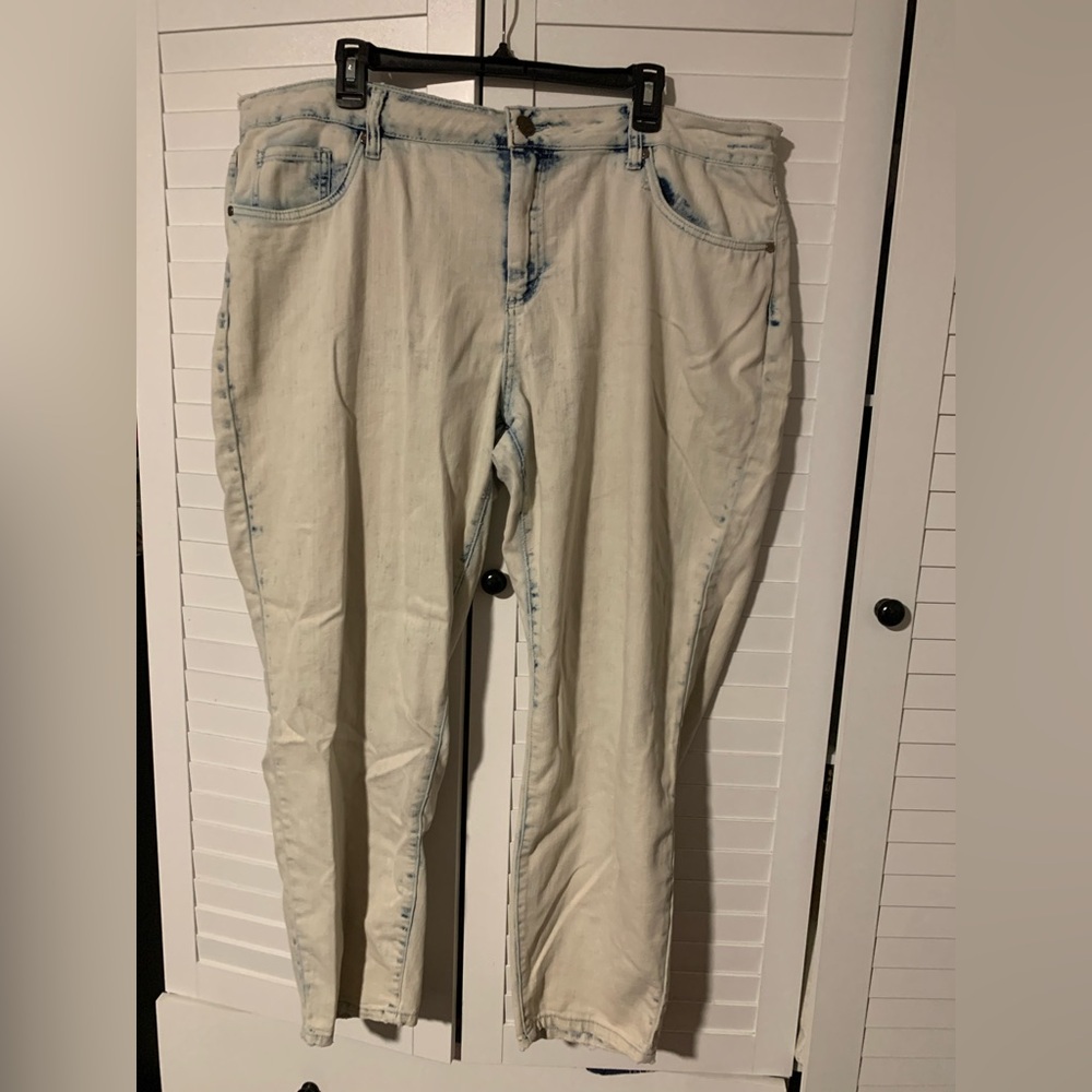 Fashion to Figure Plus Size Acid Wash Jeans